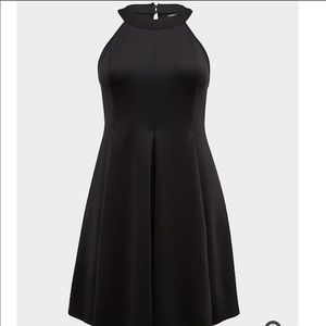 Torrid Black Scuba Knit Dress XL